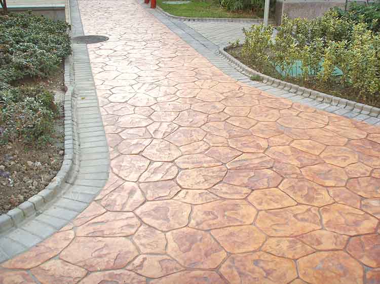 壓印羞羞视频观看路麵是怎麽做出冰裂紋景觀地麵鋪